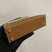 HERMES KELLY epsom mini 18cm brown - 2