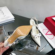 Valentino heels 2 high of heels 6.5 and 9.5cm white - 3