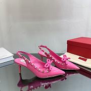 Valentino heels 2 high of heels 6.5 and 9.5cm pink - 4