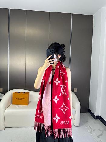 lv 100% wool scarf 001 45x190cm 12 colors