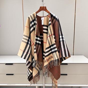Burberry Shawl Scarf 137x152 100% Cashmere