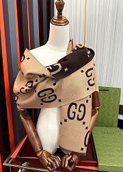 Gucci double color scarf 90% cashmere 10% silk - 3