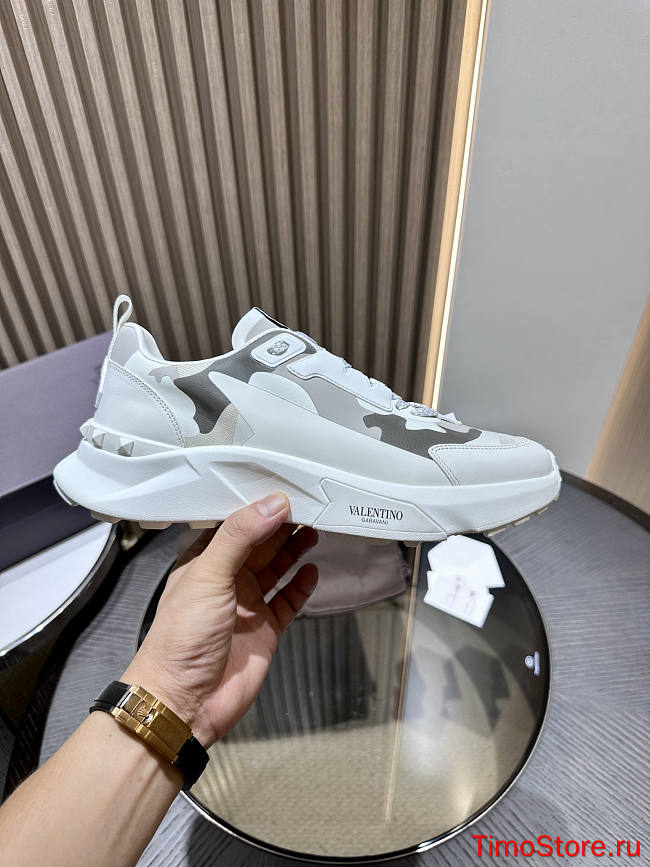 valentino sneaker white and brown - 1