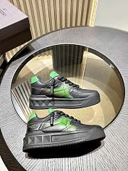 valentino sneaker black and green - 2