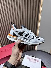 valentino sneaker white and orange - 1