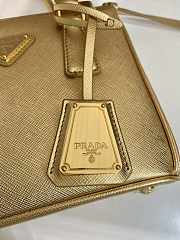 Prada Galleria Saffiano leather mini-bag in Platinum - 3
