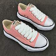 MAISON MIHARA YASUHIRO PETERSON LOW TOP SNEAKERS pink - 3
