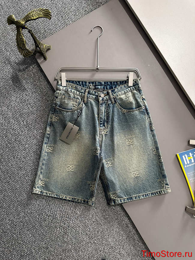 balenciaga jean short men and women - 1