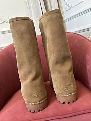 balenciaga high boots brown - 5