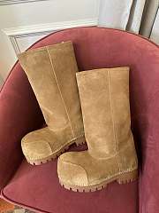 balenciaga high boots brown - 4