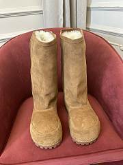 balenciaga high boots brown - 2