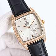 OMEGA's trendy new men's full diamond trench-set watch 42mm - 4