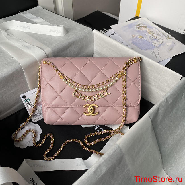 chanel bag pink 23cm - 1