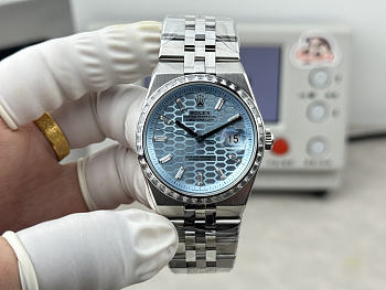ROLEX Land-Dweller Upgraded Watch 36mm blue