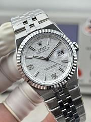 ROLEX Land-Dweller Upgraded Watch 36mm white silver - 3
