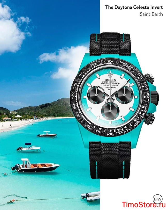 This is a custom carbon fiber edition of the Rolex Cosmograph Daytona series 40mm - 1