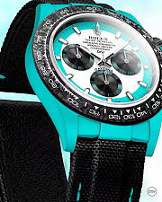 This is a custom carbon fiber edition of the Rolex Cosmograph Daytona series 40mm - 3