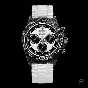 custom carbon fiber edition of the Rolex Cosmograph Daytona series 40mm