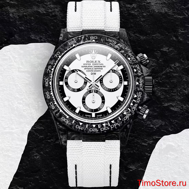 custom carbon fiber edition of the Rolex Cosmograph Daytona series 40mm 6 - 1