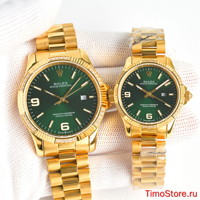 High-quality Rolex couple's watches 34mm+41mm - 1