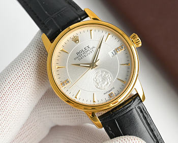 rolex datejust 40mm silver