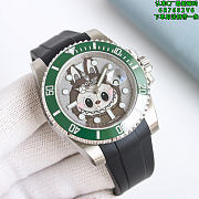 rolex & labubu 40mm （Shipping replacement rubber watch straps） - 3