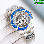 rolex & labubu 40mm （Shipping replacement rubber watch straps） - 2