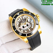 rolex & labubu 40mm （Shipping replacement rubber watch straps）3 - 4