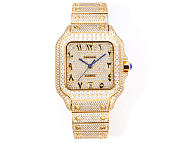 Cartier Santos Series Full Pave Diamond Edition 40mm - 1