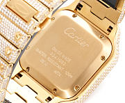 Cartier Santos Series Full Pave Diamond Edition 40mm - 4