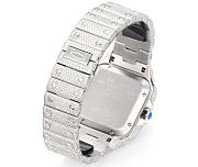 Cartier Santos Series Full Pave Diamond Edition 40mm 2 - 5