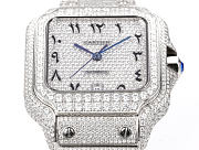 Cartier Santos Series Full Pave Diamond Edition 40mm 2 - 3