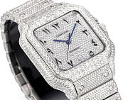 Cartier Santos Series Full Pave Diamond Edition 40mm 2 - 2
