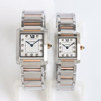 Cartier w s t a couple's watches（single price）30x25mm+25x20mm 2