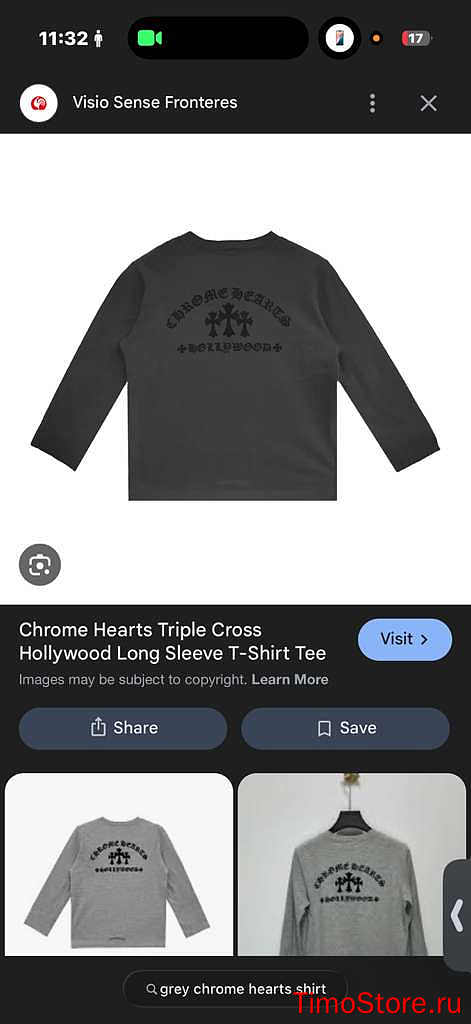 Chrome Hearts long-sleeved T-shirt - 1