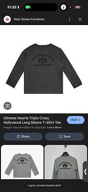 Chrome Hearts long-sleeved T-shirt - 1