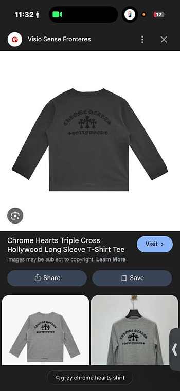Chrome Hearts long-sleeved T-shirt