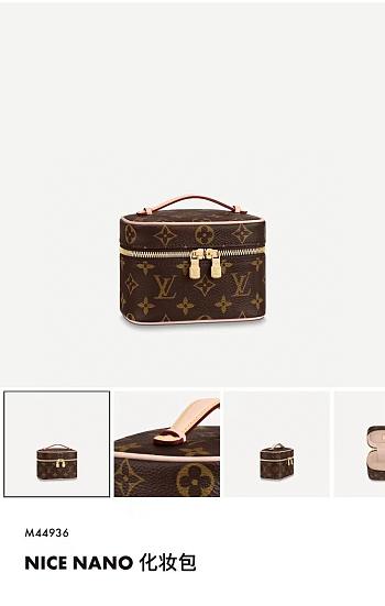 lv nice nano bag 14*10.2*8.5cm