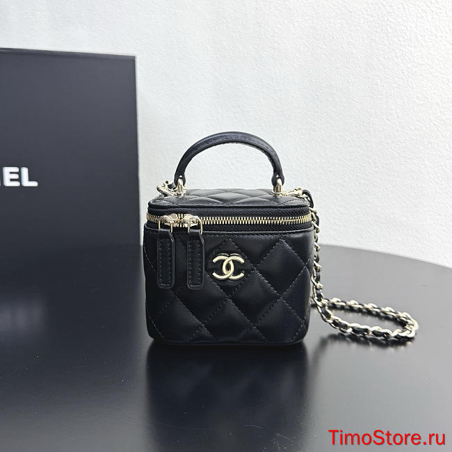 chanel bag black 11*8.5cm - 1