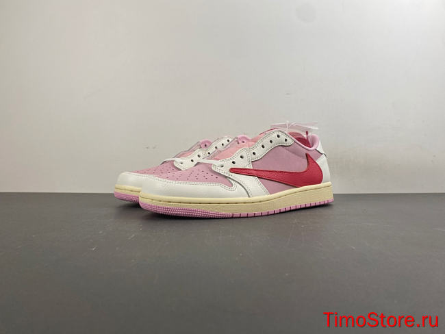air Jordan 1 Retro Low OG SP Travis Scott Shy Pink IQ7604-101 - 1
