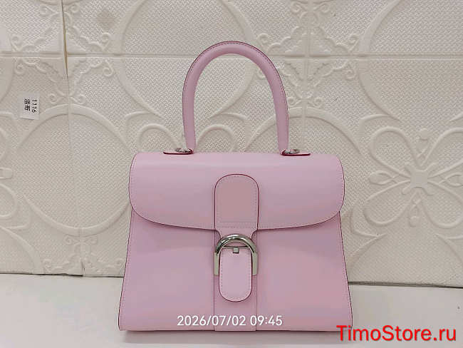 Delvaux Brillant MM Bag In Orchid 28cm - 1